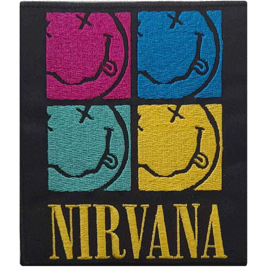 Ecusson Nirvana – Smiley Pop Art