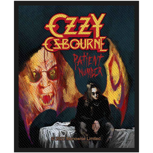 Ecusson Ozzy Osbourne – Patient Number 9