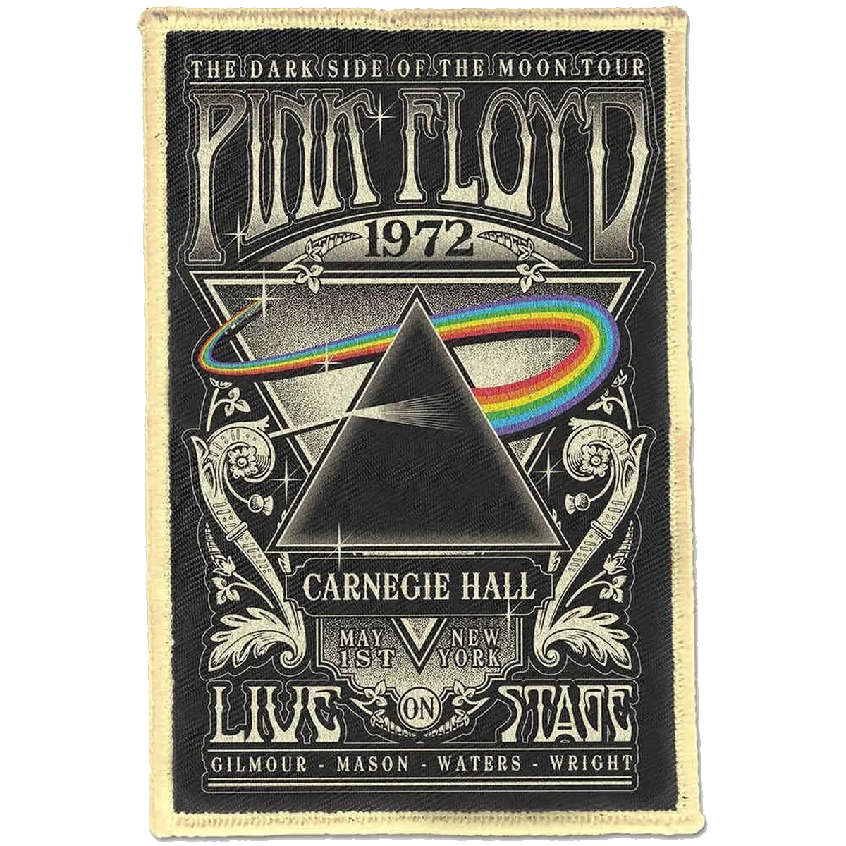 Ecusson Pink Floyd - Dark Side of the Moon Tour 1972