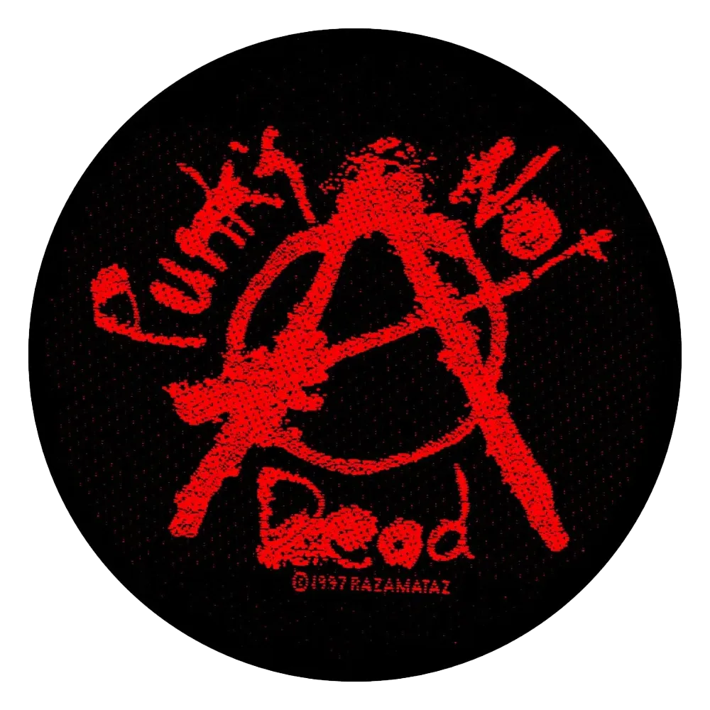 Ecusson Anarchy - Punk's Not Dead