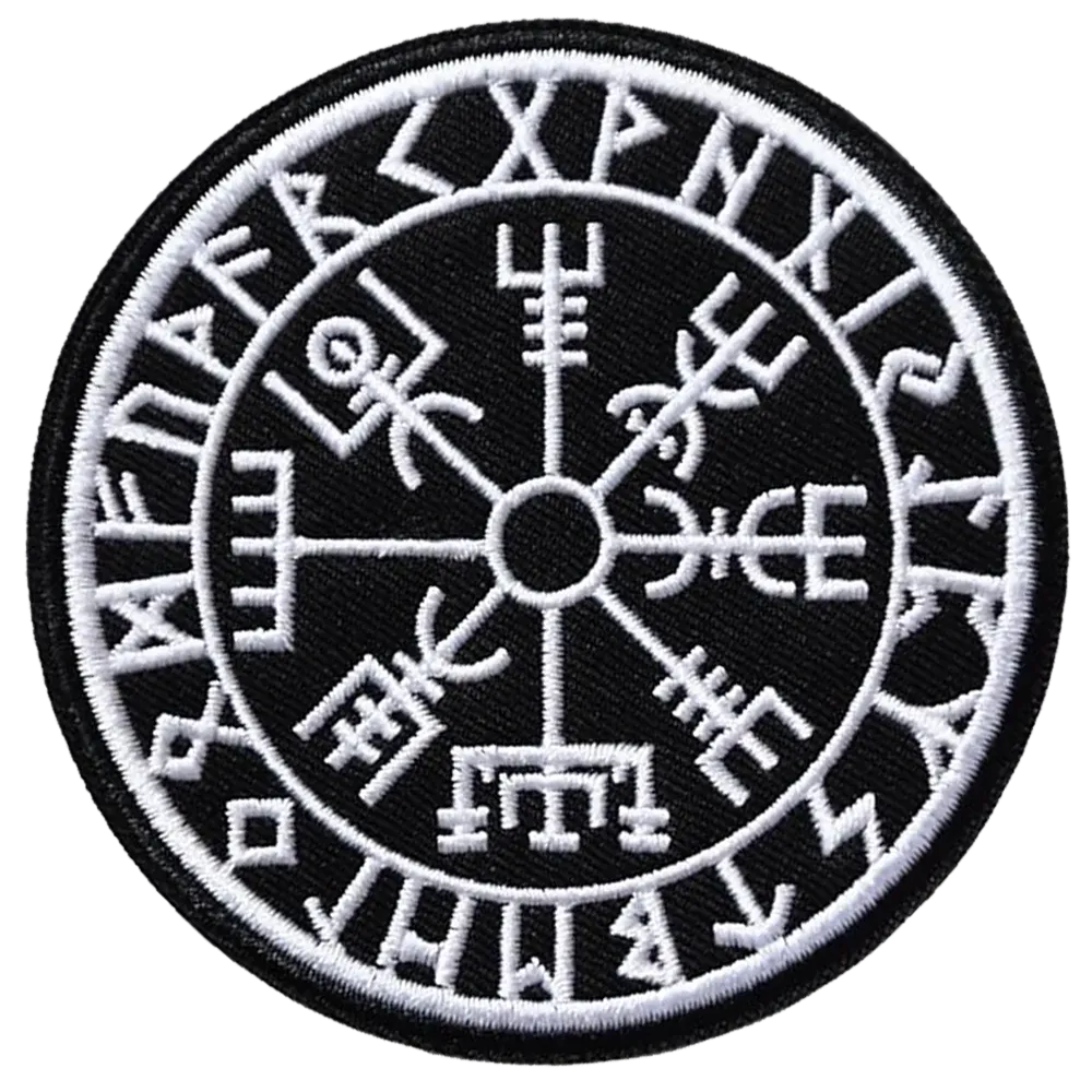 Ecusson Vegvisir – Boussole Viking