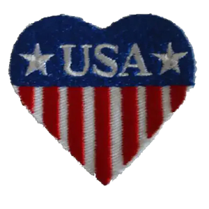 Patch Flag USA heart