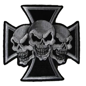 Patch Iron cross & skulls