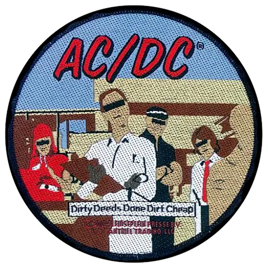 Sew-on patch AC/DC - Dirty deeds