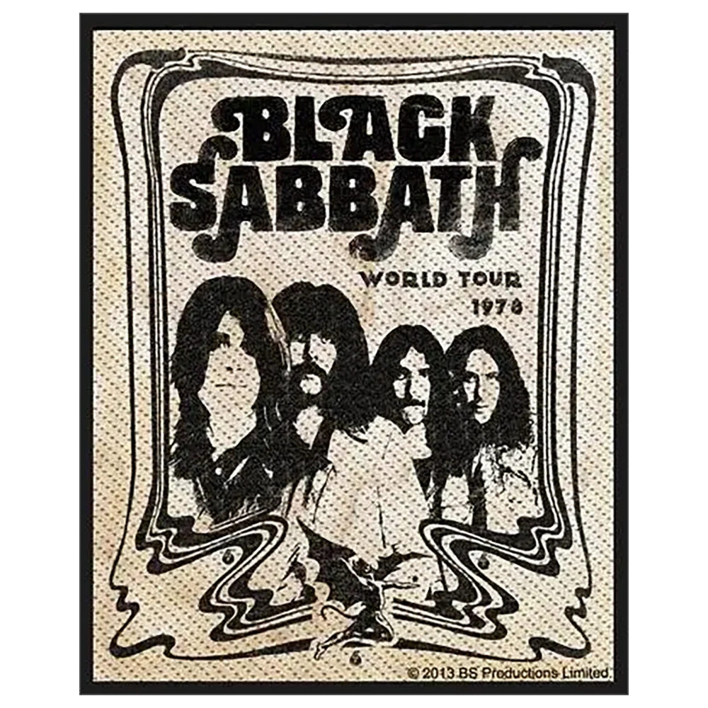 Sew-on patch Black Sabbath - World tour 1978