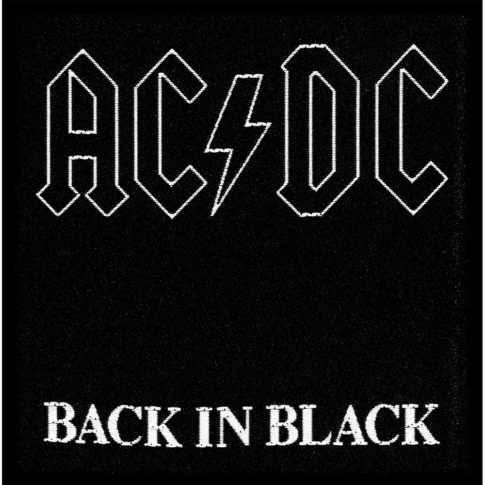 Sew-on patch AC/DC - Back in black