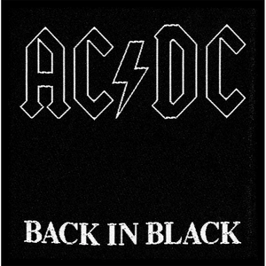 Patch AC/DC - Back in black