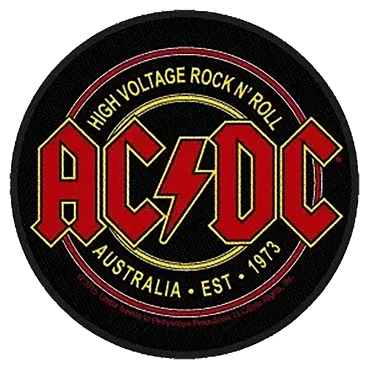 Sew-on patch AC/DC - High voltage Rock n Roll
