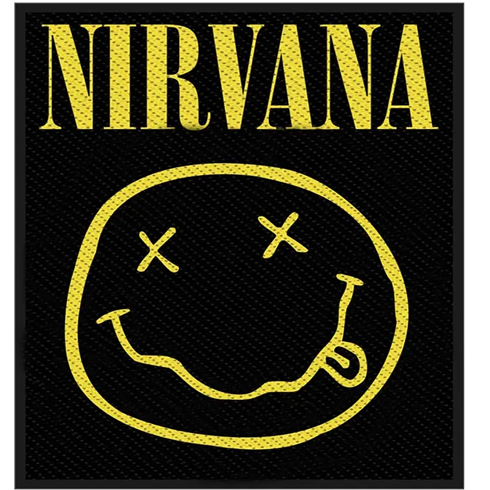 Sew-on patch Nirvana - Smiley