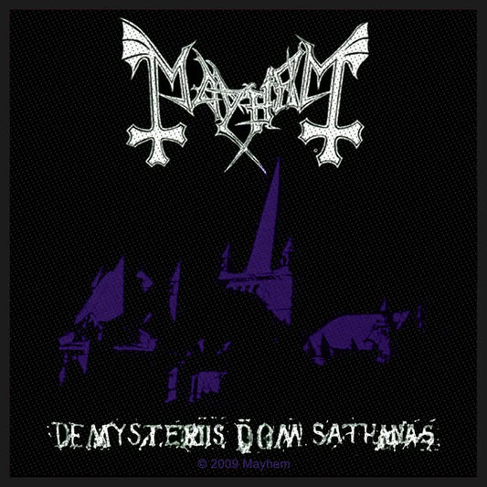 Ecusson Mayhem - De Mysteriis Dom Sathanas