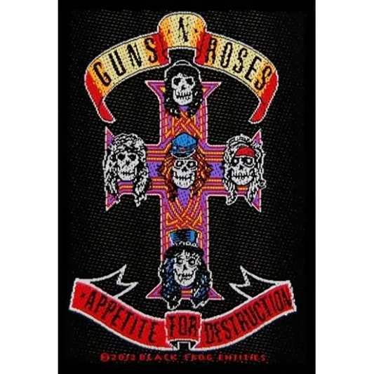Sew-on patch Guns n' Roses - Appetite for Destruction