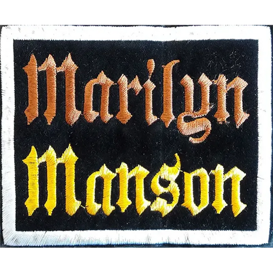 Sew-on patch Marilyn Manson