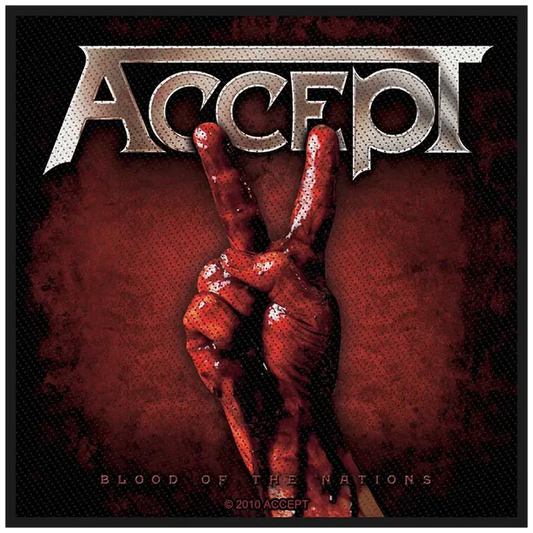 Sew-on patch Accept - Blood of the Nations
