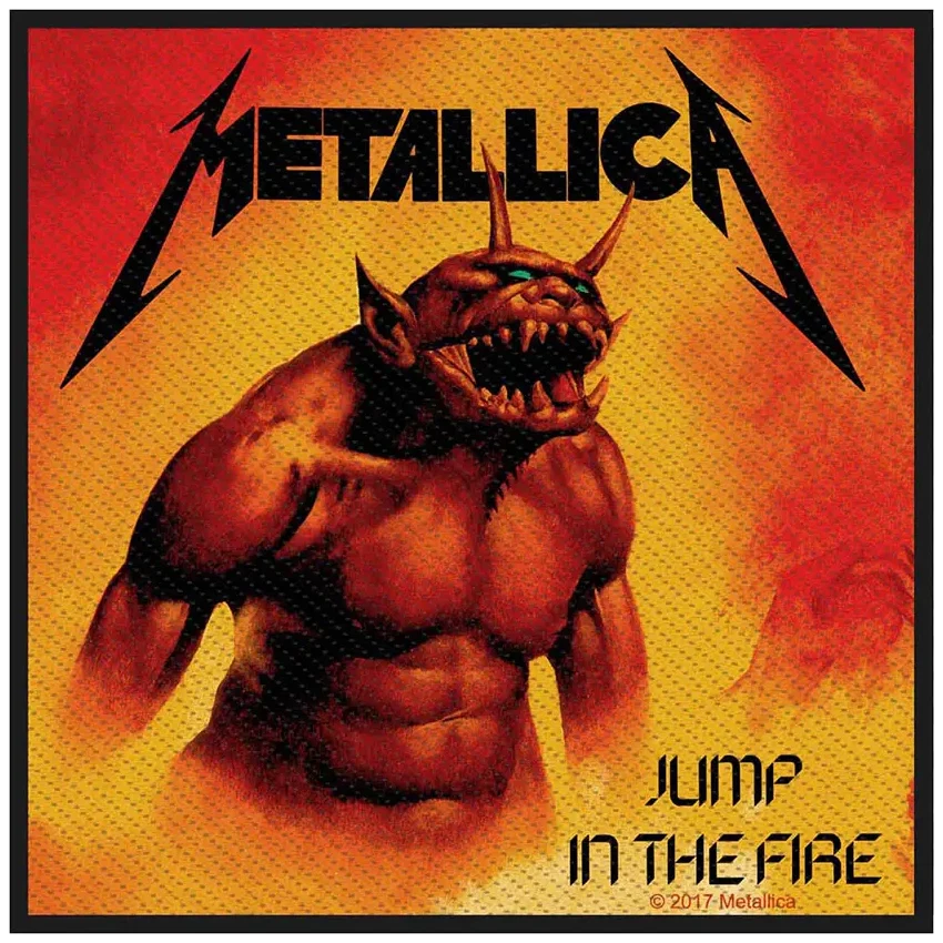 Sew-on patch Metallica - Jump in the Fire