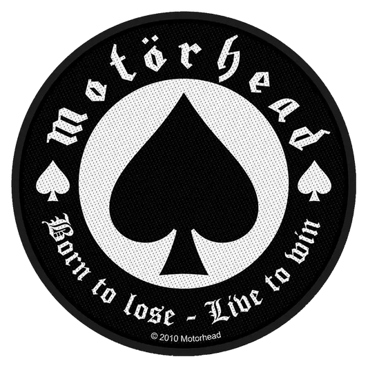 Sew-on patch Motörhead - Born to Lose Live to Win