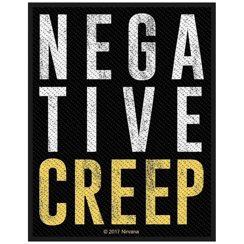 Sew-on patch Nirvana - Negative Creep