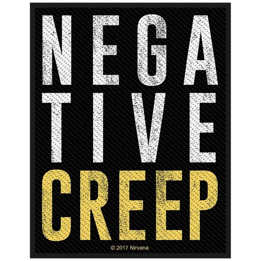 Sew-on patch Nirvana - Negative Creep