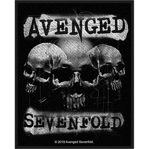 Patch Avenged Sevenfold - 3 skulls
