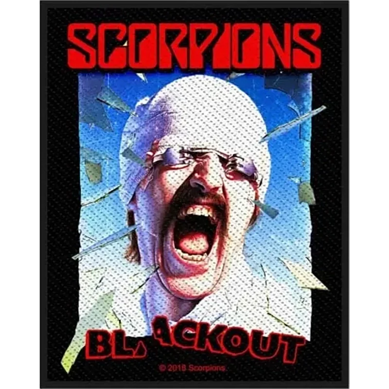 Sew-on patch Scorpions - Blackout