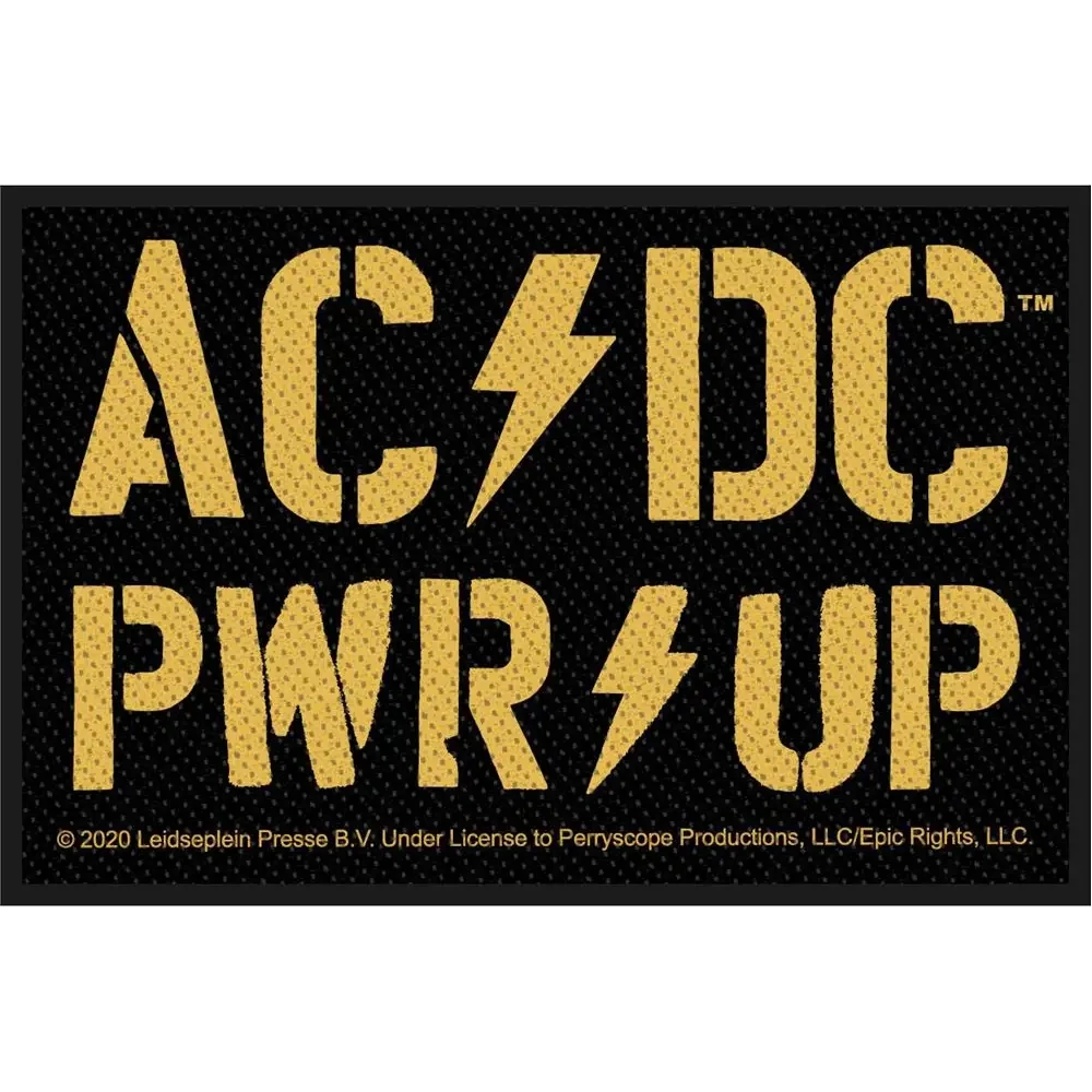 Sew-on patch AC/DC - PWR UP