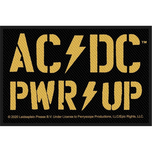 Sew-on patch AC/DC - PWR UP