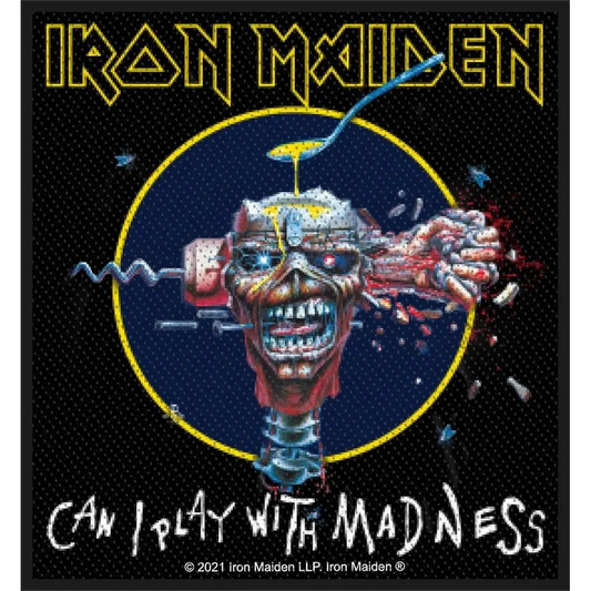 Sew-on patch Iron Maiden - Can I Play with Madness