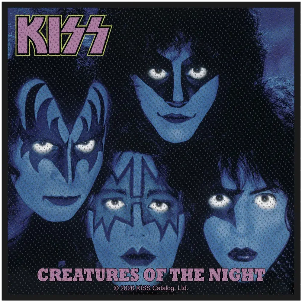 Sew-on patch Kiss - Creatures of the Night