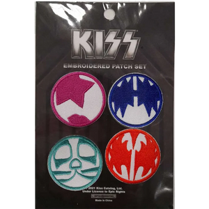 Patch Kiss - set of 4 mini patchs