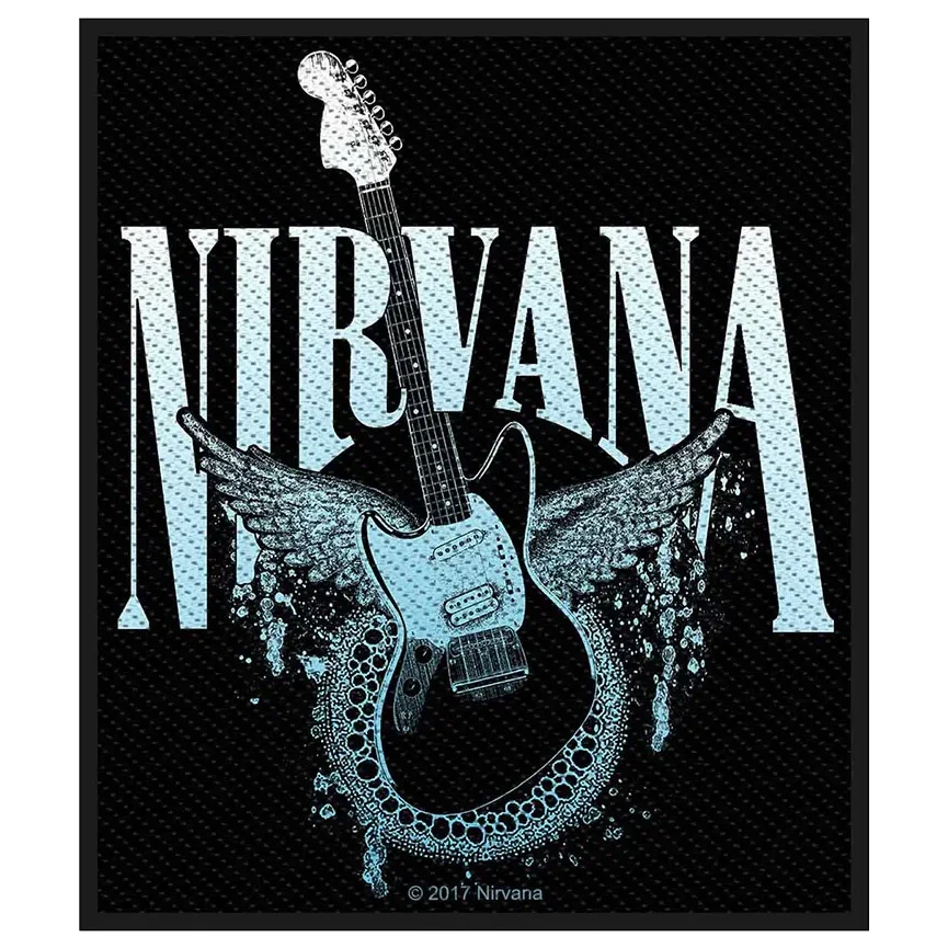 Sew-on patch Nirvana - Guitar