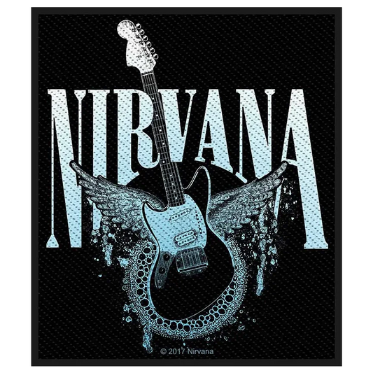 Sew-on patch Nirvana - Guitar