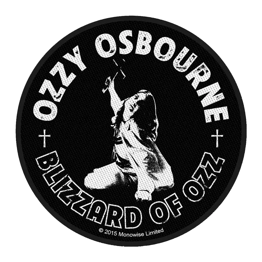 Sew-on patch Ozzy Osbourne - Blizzard of Ozz