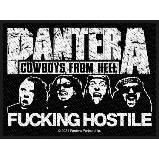Sew-on patch Pantera - Fucking Hostile