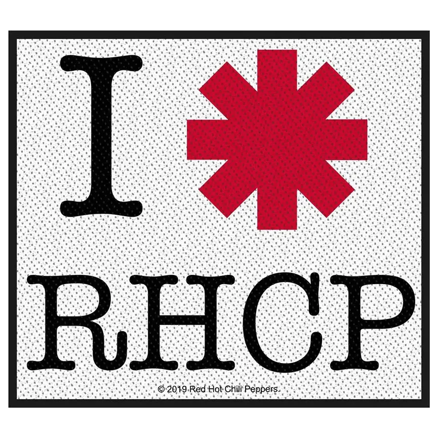 Sew-on patch Red Hot Chili Peppers - I ? RHCP