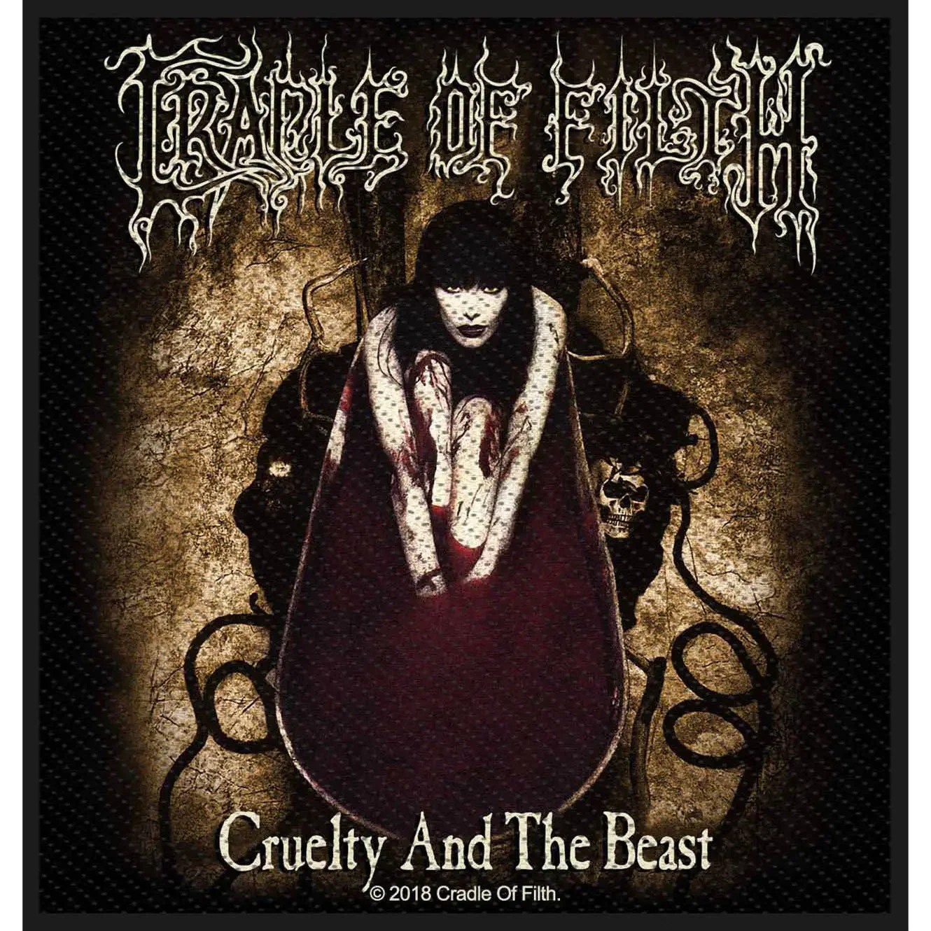 Ecusson Cradle of Filth - Cruelty and the Beast