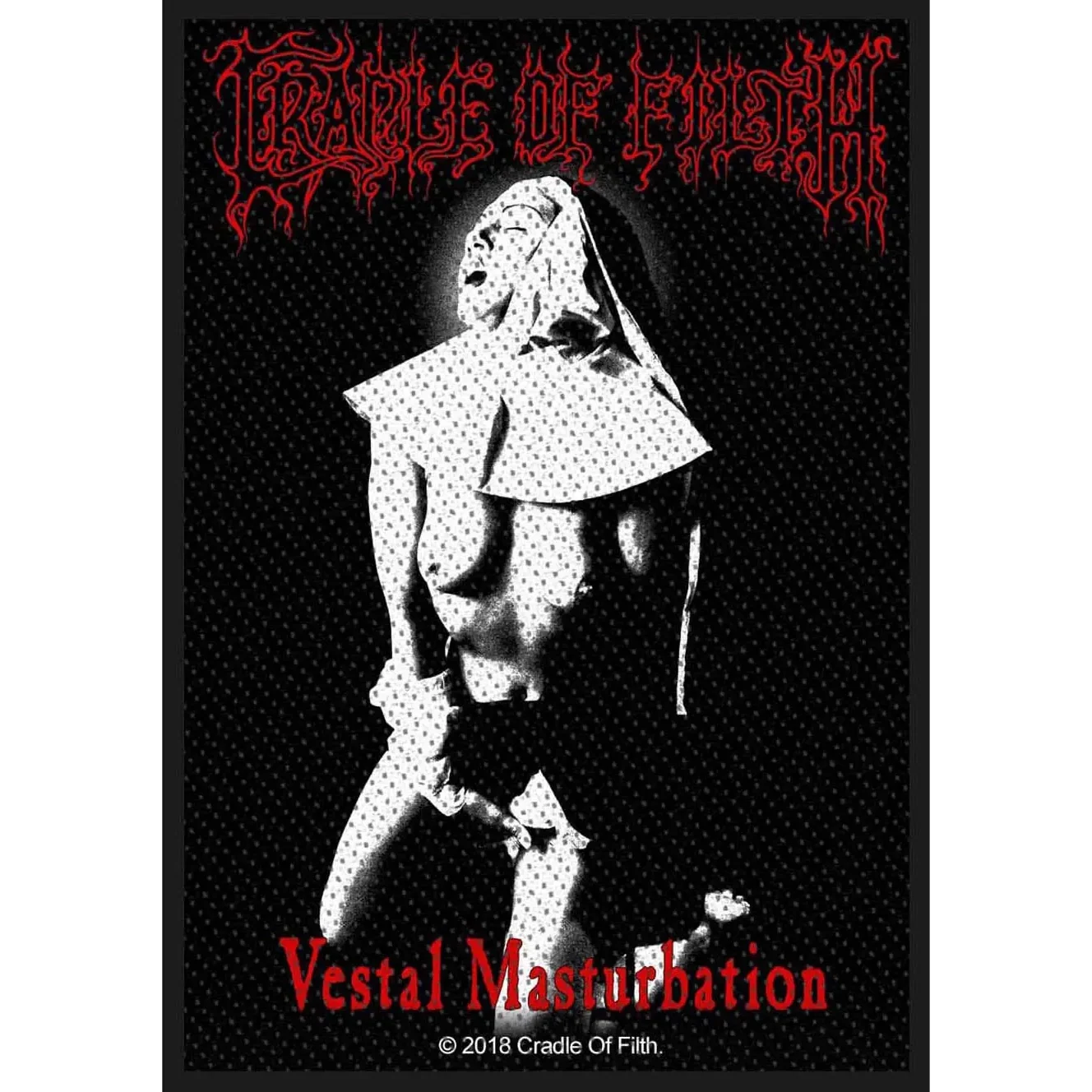 Ecusson Cradle of Filth - Vestal Masturbation
