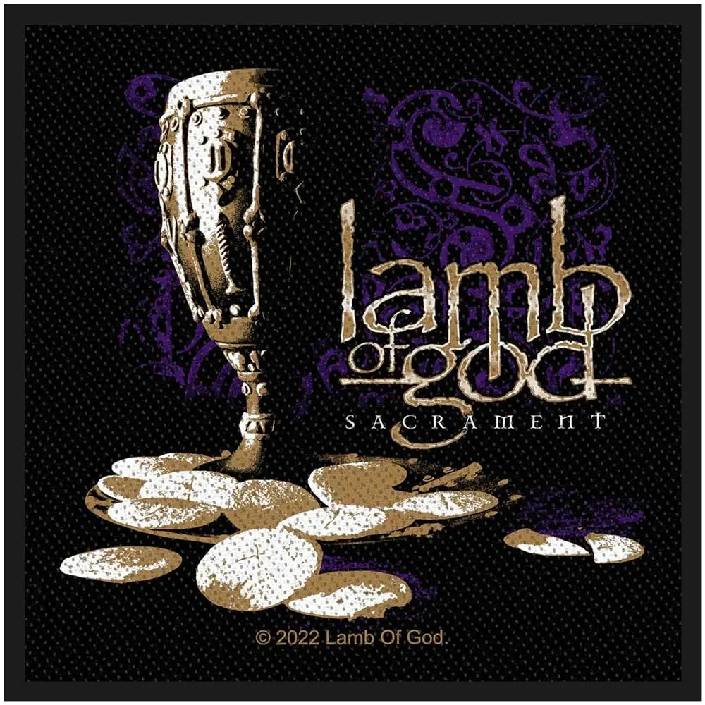 Sew-on patch Lamb of God - Sacrament