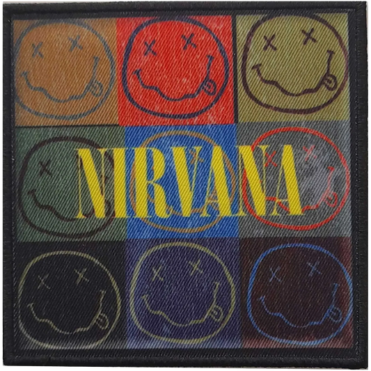 Sew-on patch Nirvana - Smiley Warhol
