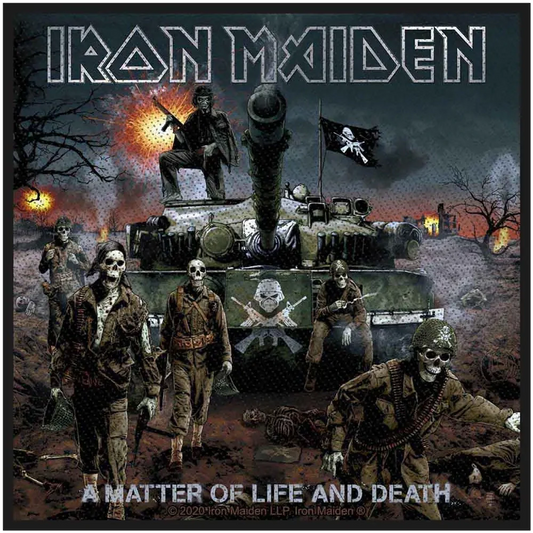 Sew-on patch Iron Maiden - A Matter of Life and Death