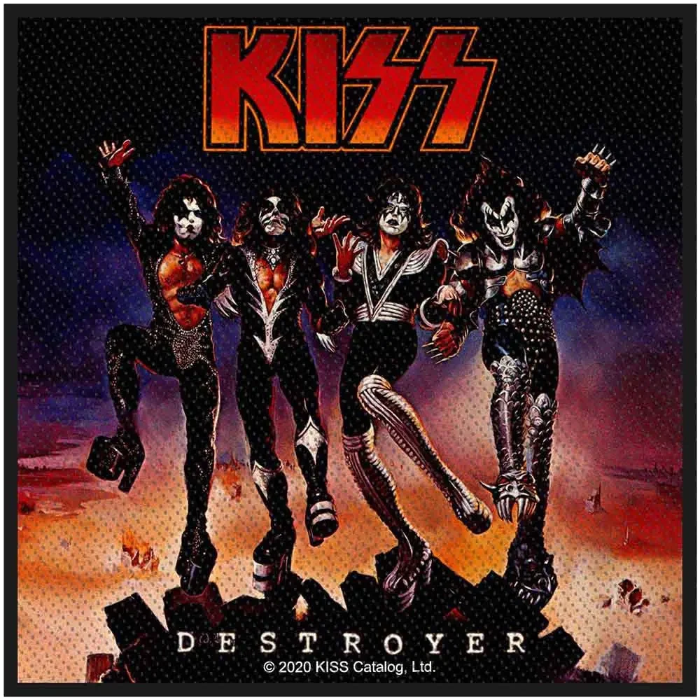 Sew-on patch Kiss - Destroyer