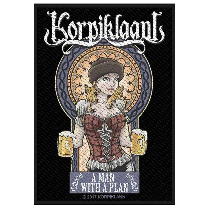 Sew-on patch Korpiklaani - A Man with a Plan