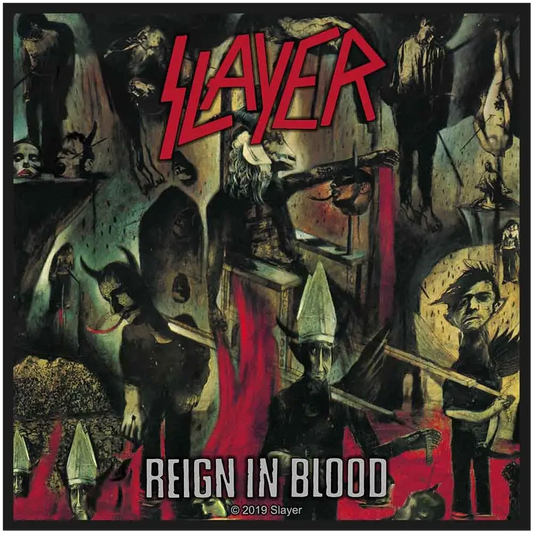 Sew-on patch Slayer - Reign in Blood