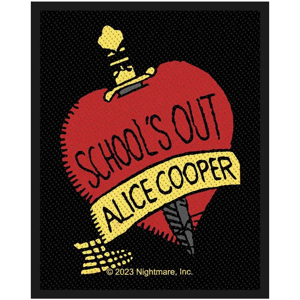 Ecusson Alice Cooper - School's out