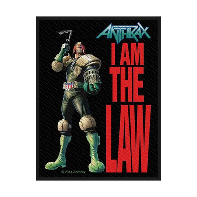Ecusson Anthrax - I am the law