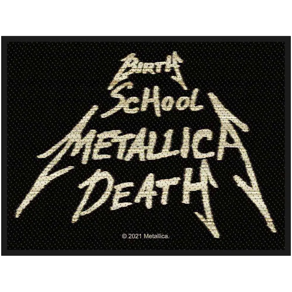Ecusson Metallica - Birth School Metallica Death
