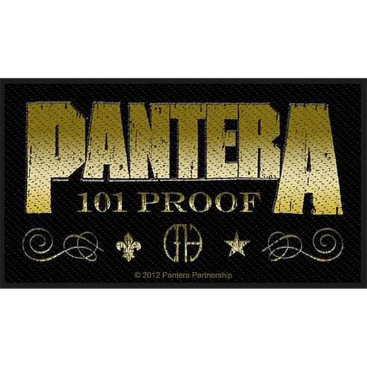 Sew-on patch Pantera - 101 Proof