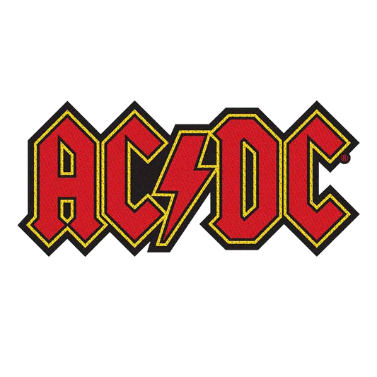 Ecusson AC/DC – Logo rouge & jaune