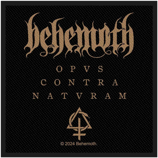 Ecusson Behemoth - Opvs Contra Natvram