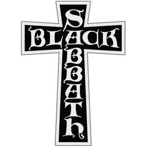 Patch Black Sabbath - Cross Logo