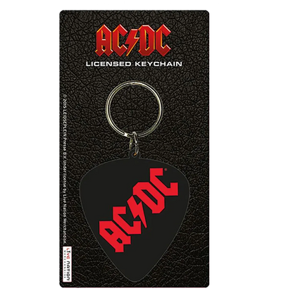 Porte-clés médiator AC/DC dans son emballage