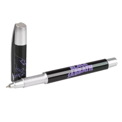 Stylo Black Sabbath ouvert – pointe et corps design rock